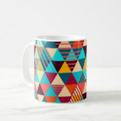 Abstract background with triangle shapes. Modern g Kaffeetasse (Vorderseite Links)