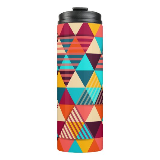 Abstract background with triangle shapes. Modern g Thermosbecher (Vorderseite)