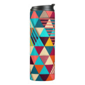 Abstract background with triangle shapes. Modern g Thermosbecher (Nach links gedreht)