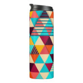 Abstract background with triangle shapes. Modern g Thermosbecher (Nach rechts gedreht)