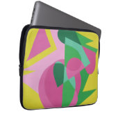 Abstract Balancing Act Laptop Sleeve – Multicolor (Vorne Rechts)