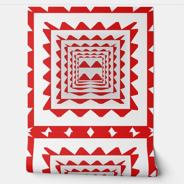 Abstract Bauhaus Geometric Pattern  Tapete (Abrollen)