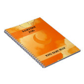 Abstract Beige Islamic Notizblock (Rechte Seite)