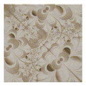 Abstract beige pattern poster (Vorderseite)