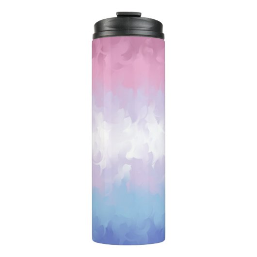 Abstract Bigender Pride Flag Thermosbecher (Vorderseite)
