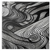 ABSTRACT BLACK AND WHITE FLIESE (Vorderseite)