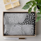 Abstract Black and White Geometric Doodle (9) Seidenpapier (Geschenk)