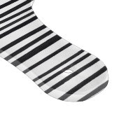 Abstract Black And White Stripes And Lines Pattern Schneidebrett (Ecke)