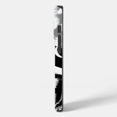 Abstract Black White Gray Case-Mate iPhone Hülle (Rückseite / Links)