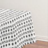 Abstract Black White Marks Tischdecke (Beispiel)