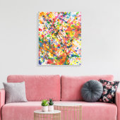 Abstract - Bleistift - Fastdienstag Leinwanddruck (Insitu (Wohnzimmer))