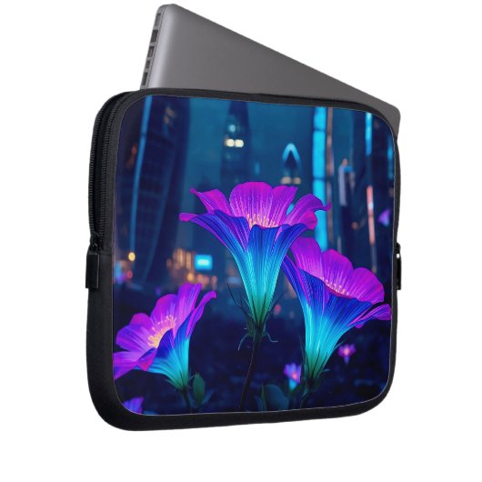Abstract Bloominescent 10' Laptopschutzhülle (Vorne Rechts)