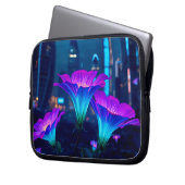 Abstract Bloominescent 10' Laptopschutzhülle (Vorderseite Links)