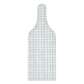 Abstract Blue And White Stripes Pattern Schneidebrett (Vorderseite)