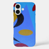 Abstract Blue Cosmic Style Phone Case (Rückseite)
