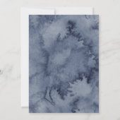 Abstract Blue Elements Sweet Baby Boy Baby Shower Einladung (Rückseite)