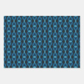 Abstract blue geschenkpapier set (Vorderseite 3)