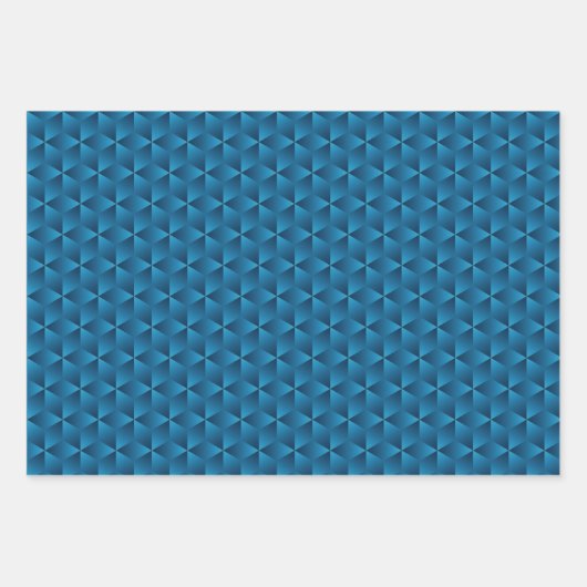 Abstract blue geschenkpapier set (Vorderseite 2)