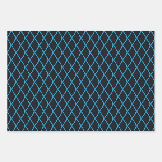 Abstract blue geschenkpapier set (Vorderseite)