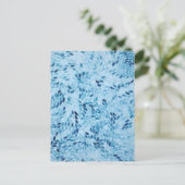 Abstract Blue Glass Mosaic Postkarte (Stehend Vorderseite)