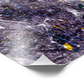 Abstract blue strokes fotodruck (Ecke)
