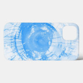 Abstract blue watercolor background, textur. Case-Mate iPhone hülle (Rückseite (Horizontal))