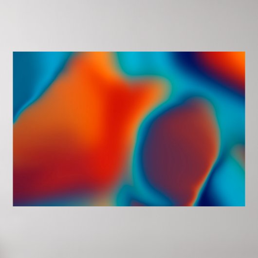 Abstract blur background with colorful blue-light poster (Vorne)