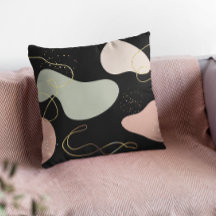 Abstract Boho Geometric Organic Shapes Pattern