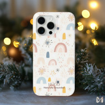 Abstract Boho Rainbow Pattern - Minimalist Nature