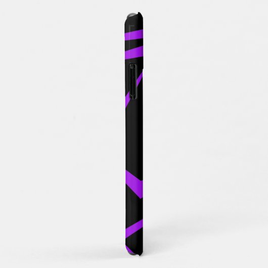 Abstract, bold, vibrant geometric zigzag pattern Case-Mate iPhone hülle (Hinten/Rechts)