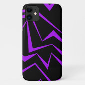 Abstract, bold, vibrant geometric zigzag pattern Case-Mate iPhone hülle (Rückseite)