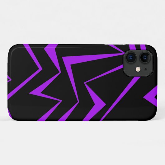 Abstract, bold, vibrant geometric zigzag pattern Case-Mate iPhone hülle (Rückseite (Horizontal))