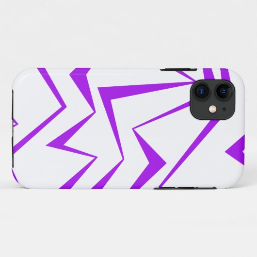 Abstract, bold, vibrant geometric zigzag pattern Case-Mate iPhone hülle (Rückseite (Horizontal))