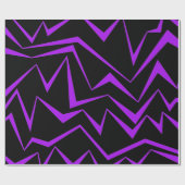 Abstract, bold, vibrant geometric zigzag pattern geschenkpapier (Flach)