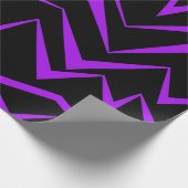 Abstract, bold, vibrant geometric zigzag pattern geschenkpapier (Ecke)