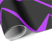 Abstract, bold, vibrant geometric zigzag pattern geschenkpapier (Rolleneckpunkt)