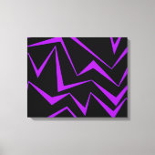Abstract, bold, vibrant geometric zigzag pattern leinwanddruck (Vorderseite)