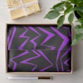 Abstract, bold, vibrant geometric zigzag pattern seidenpapier (Geschenk)
