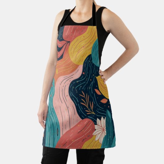 Abstract Botanical Flow Schürze (InSitu)