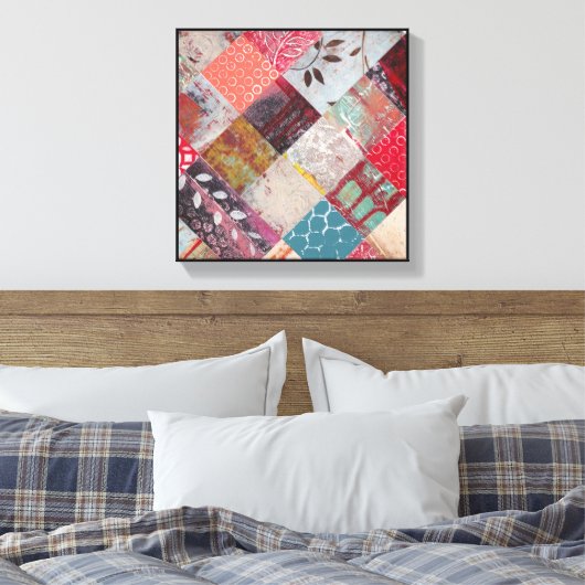 Abstract Botanical  Leinwanddruck (Insitu (Schlafzimmer))