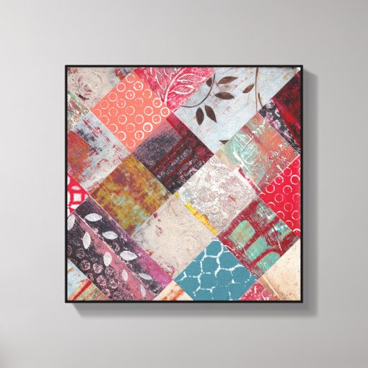 Abstract Botanical Leinwanddruck (Vorderseite)