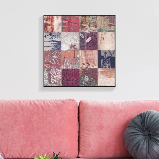 Abstract Botanical Leinwanddruck (Insitu (Wohnzimmer))