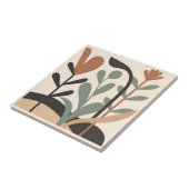 Abstract Botanical Shapes Fliese (Seite)