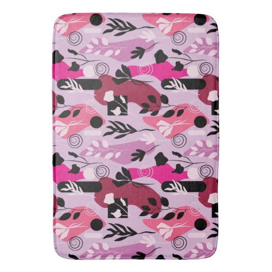 Abstract Botanics Badematte (Vorderseite Vertikal)