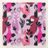 Abstract Botanics Glasuntersetzer (Vorderseite)