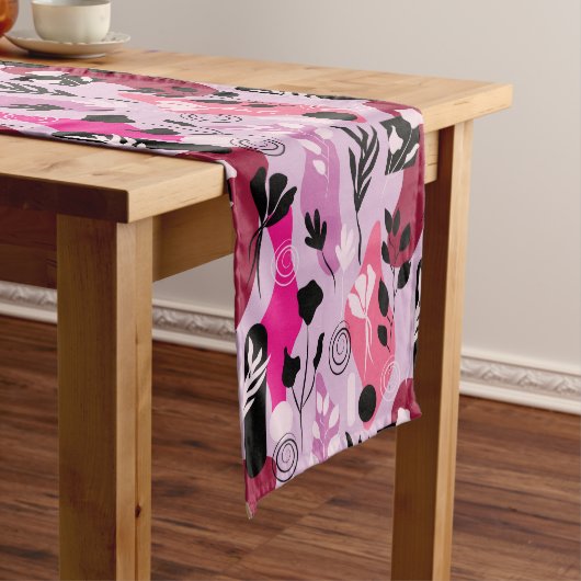 Abstract Botanics Kurzer Tischläufer (Beispiel)