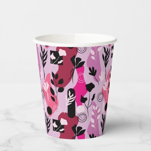 Abstract Botanics Pappbecher (Links)