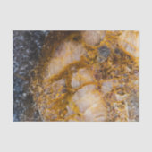 Abstract bronze white mineral rock texture seidenpapier (Vorderseite)