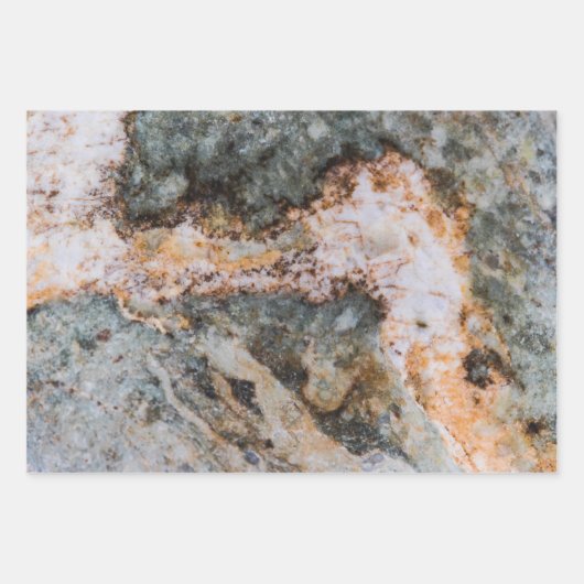 Abstract brown white grungy rock texture geschenkpapier set (Vorderseite 3)