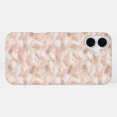 Abstract Brush Stroke Pattern iPhone Hülle (Rückseite (Horizontal))